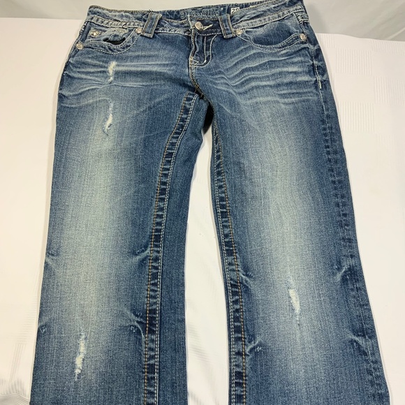 Miss Me Bling Boot Cut Jeans - Size 28 - Picture 4 of 15